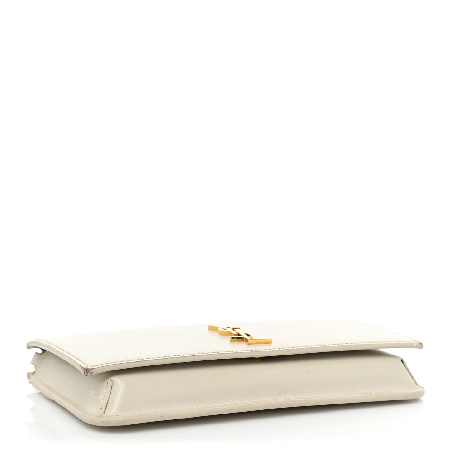 Smooth Calfskin Monogram Phone Holder Crossbody Crema Soft