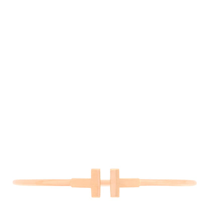 Tiffany 18K Rose Gold T Wire Bracelet 1 of 3