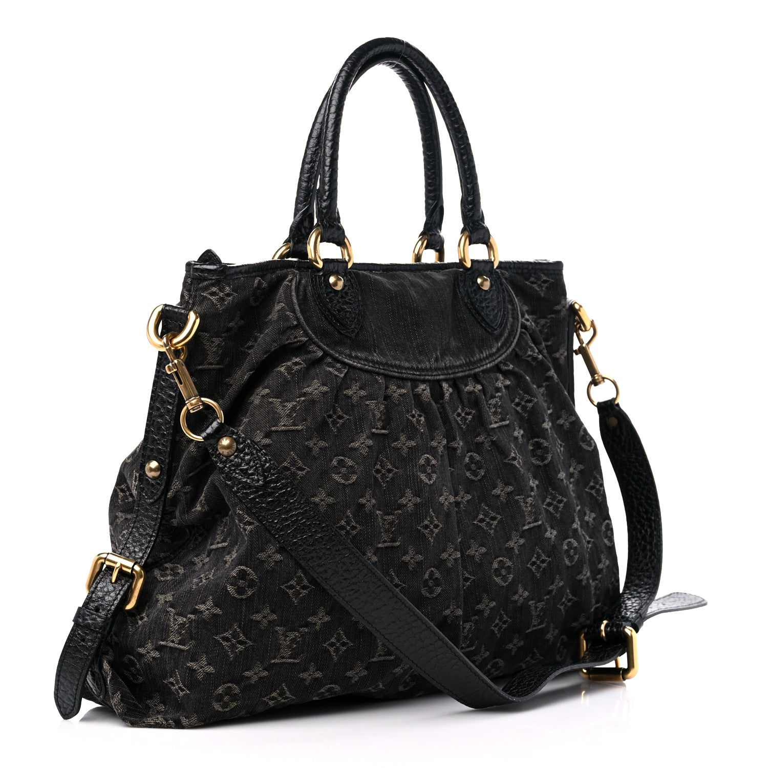 Louis Vuitton Denim Neo Cabby GM Black 3 of 9