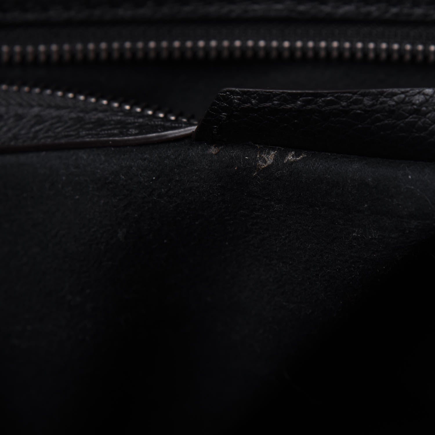 Celine Drummed Calfskin Mini Luggage Black 7 of 14