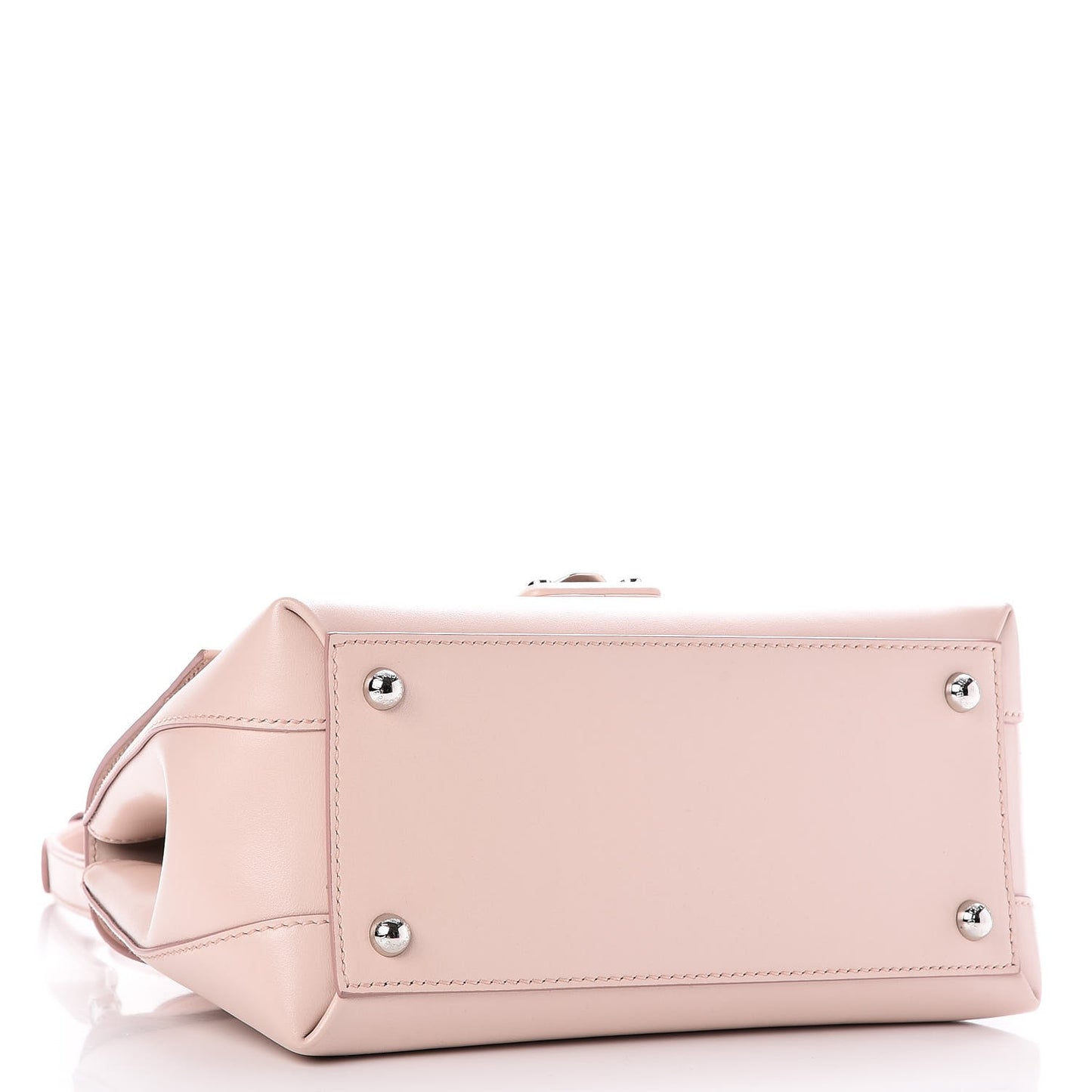 Calfskin Lucia Small Satchel Pink
