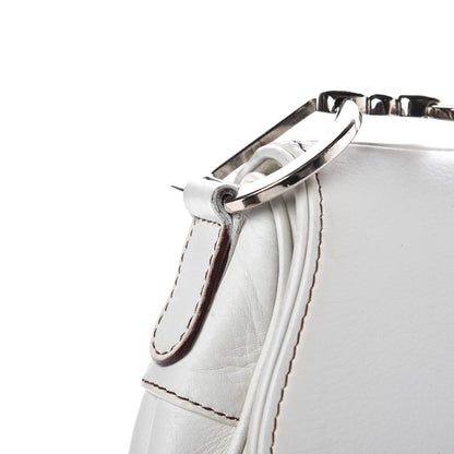 Christian Dior Calfskin Saddle Bag White 13 of 16