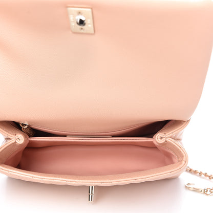 Chanel Caviar Quilted Mini Coco Handle Flap Light Pink 5 of 10