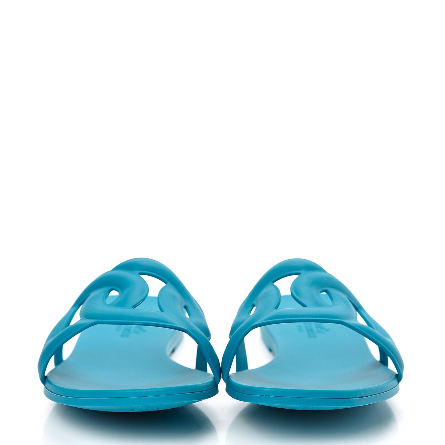 Rubber Aloha Sandals 37 Bleu Vif