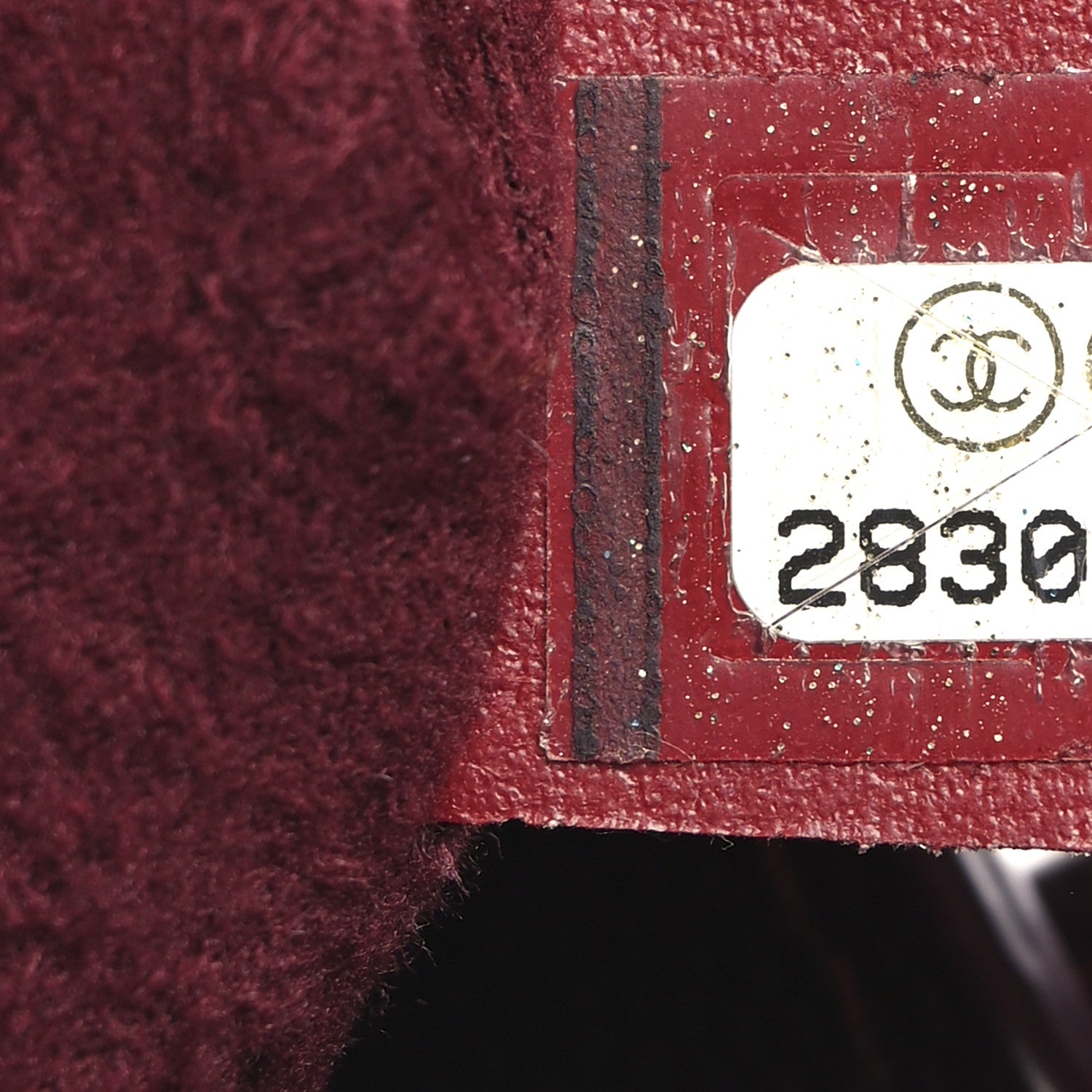 Chanel Caviar Small Studded Deauville Tote Burgundy 7 of 10