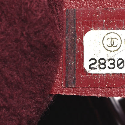 Chanel Caviar Small Studded Deauville Tote Burgundy 7 of 10