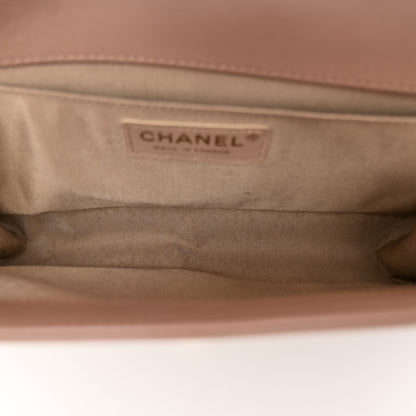 Chanel Lambskin Quilted Medium Boy Flap Beige 5 of 13