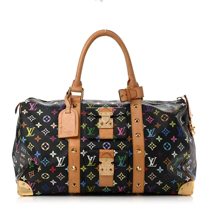 Louis Vuitton Monogram Multicolor Keepall 45 Black 1 of 18