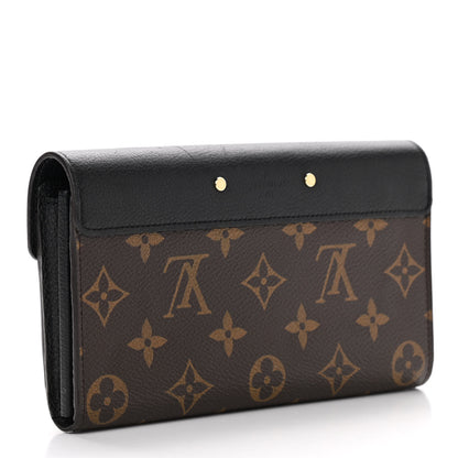 Louis Vuitton Monogram Pallas Wallet Black 3 of 7