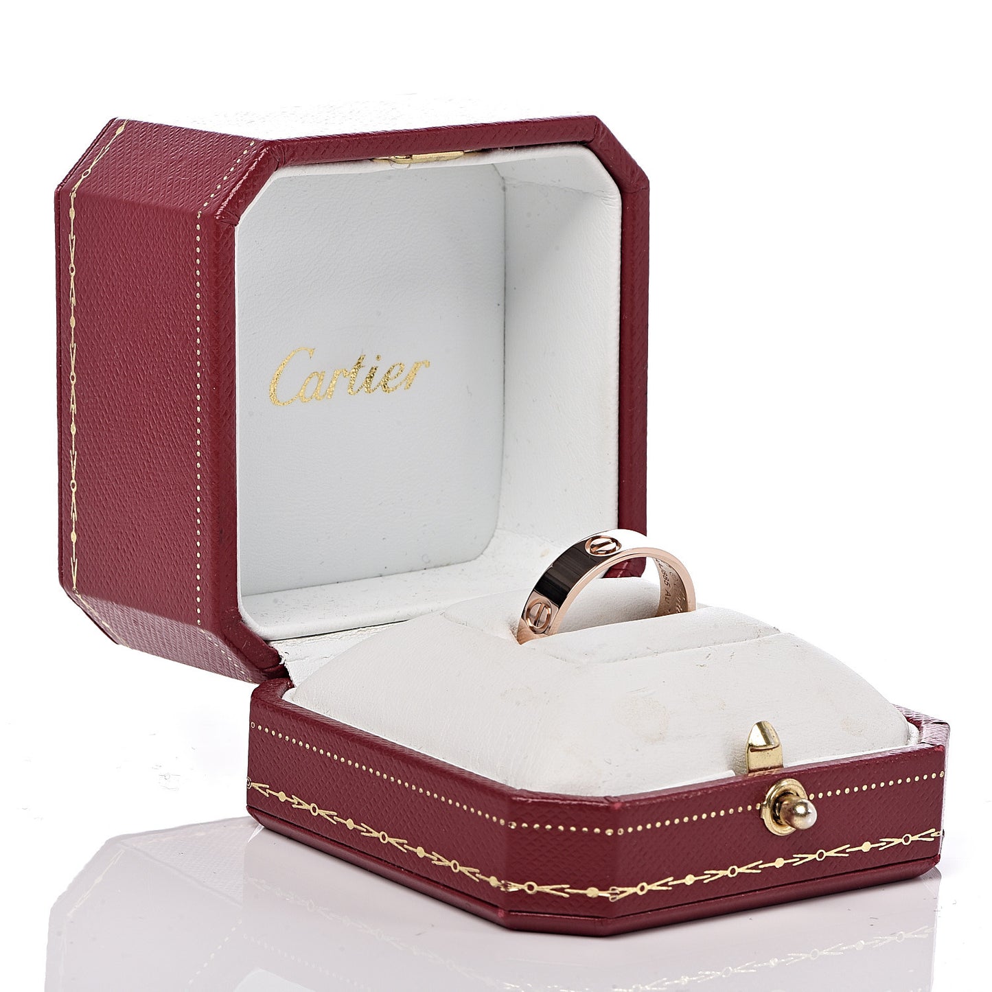 18K Pink Gold 5.5mm LOVE Ring 62 10