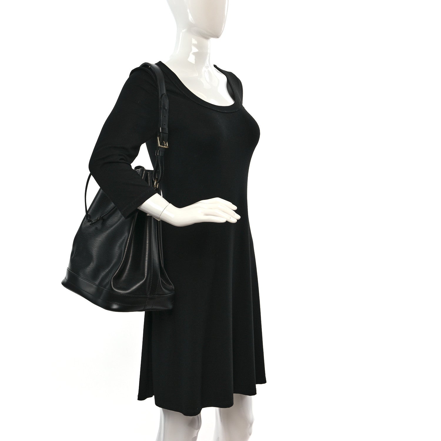 Louis Vuitton Epi Noe Black 2 of 11