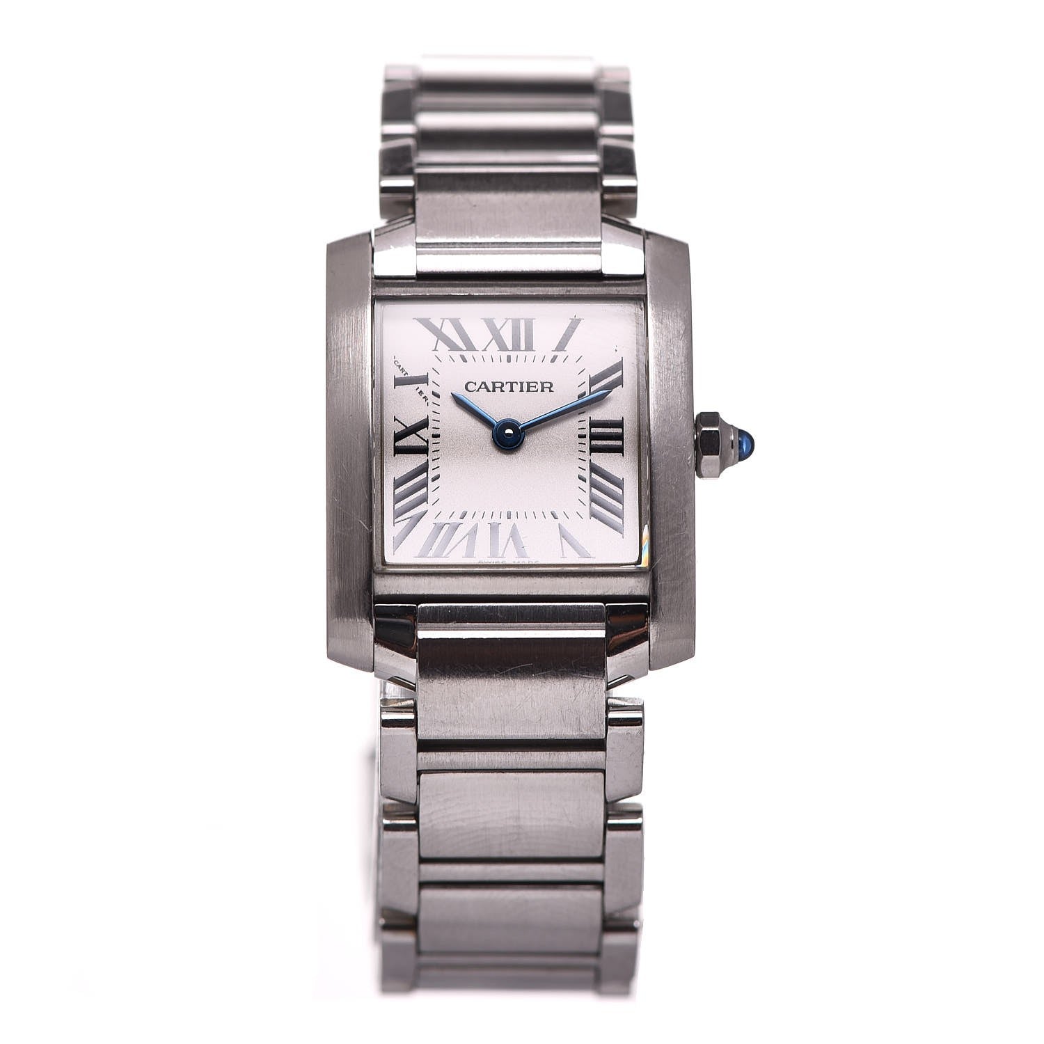 Cartier Stainless Steel 20mm Tank Francaise Quartz Watch 1 of 6