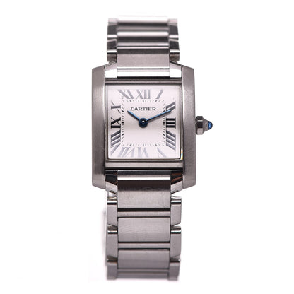 Cartier Stainless Steel 20mm Tank Francaise Quartz Watch 1 of 6