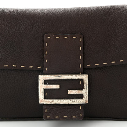 Fendi Cuoio Romano Selleria Baguette Testa di Moro 6 of 8