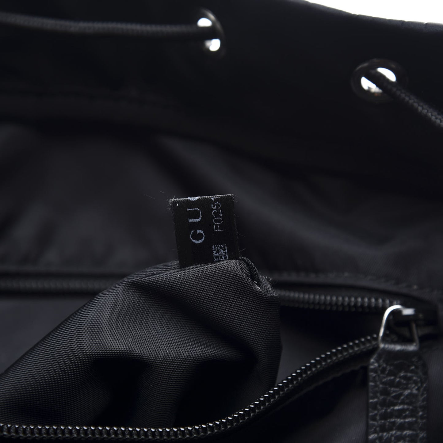 Nylon Monogram Medium Light Double Buckle Backpack Black