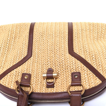 Saint Laurent Raffia Large Muse Brown 11 of 14