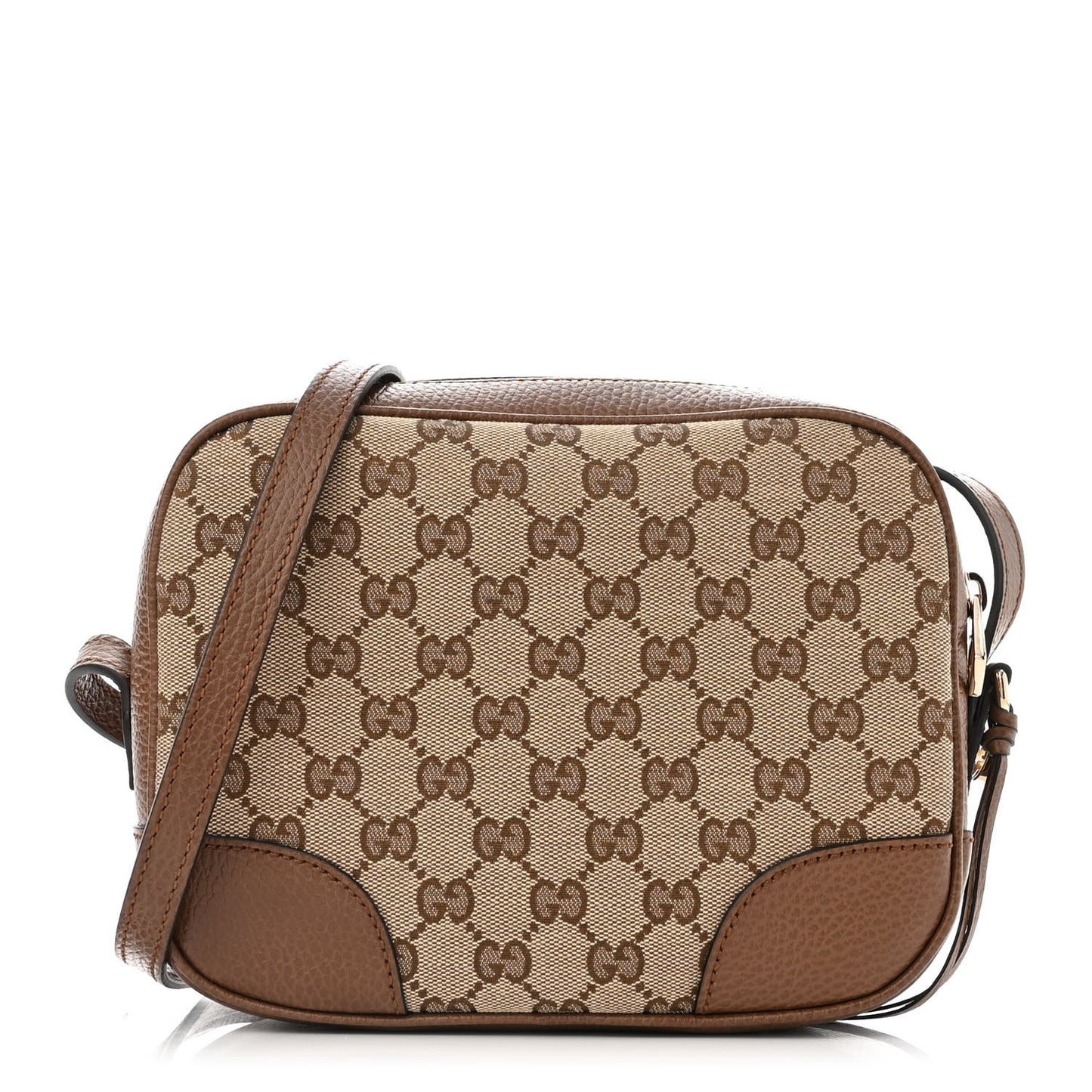 Monogram Mini Bree Messenger Bag Beige Tabacco