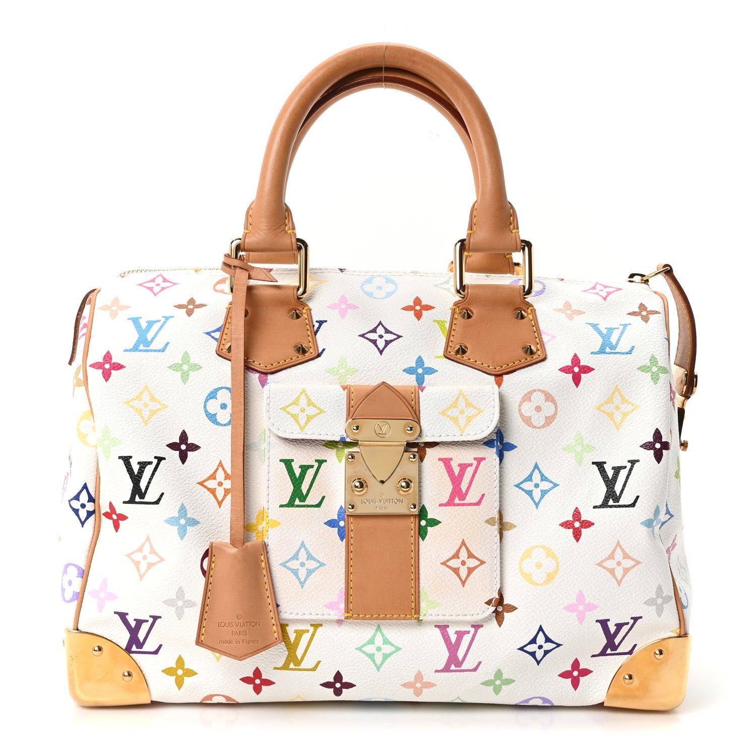 Louis Vuitton Monogram Multicolor Speedy 30 White 1 of 8