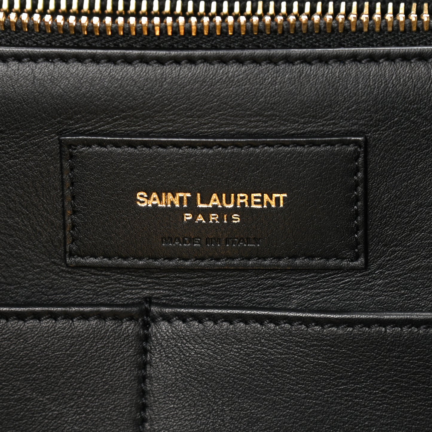 Calfskin Medium Classic Y Cabas Black