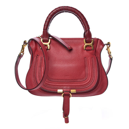 Chloe Calfskin Mini Marcie Satchel Garnet 1 of 15