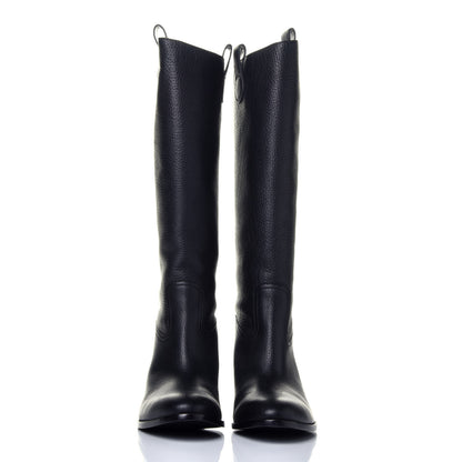 Gucci Cellarius Soft Calfskin Riding Boots 41 Black 2 of 8
