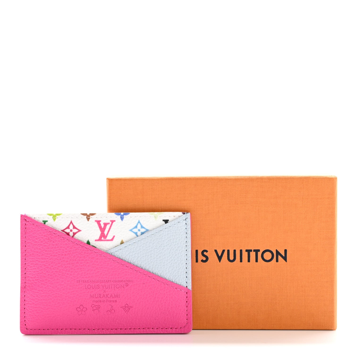 Louis Vuitton LV X TM Monogram Multicolor Criss-Cross Card Holder Kawaii Pink 7 of 7