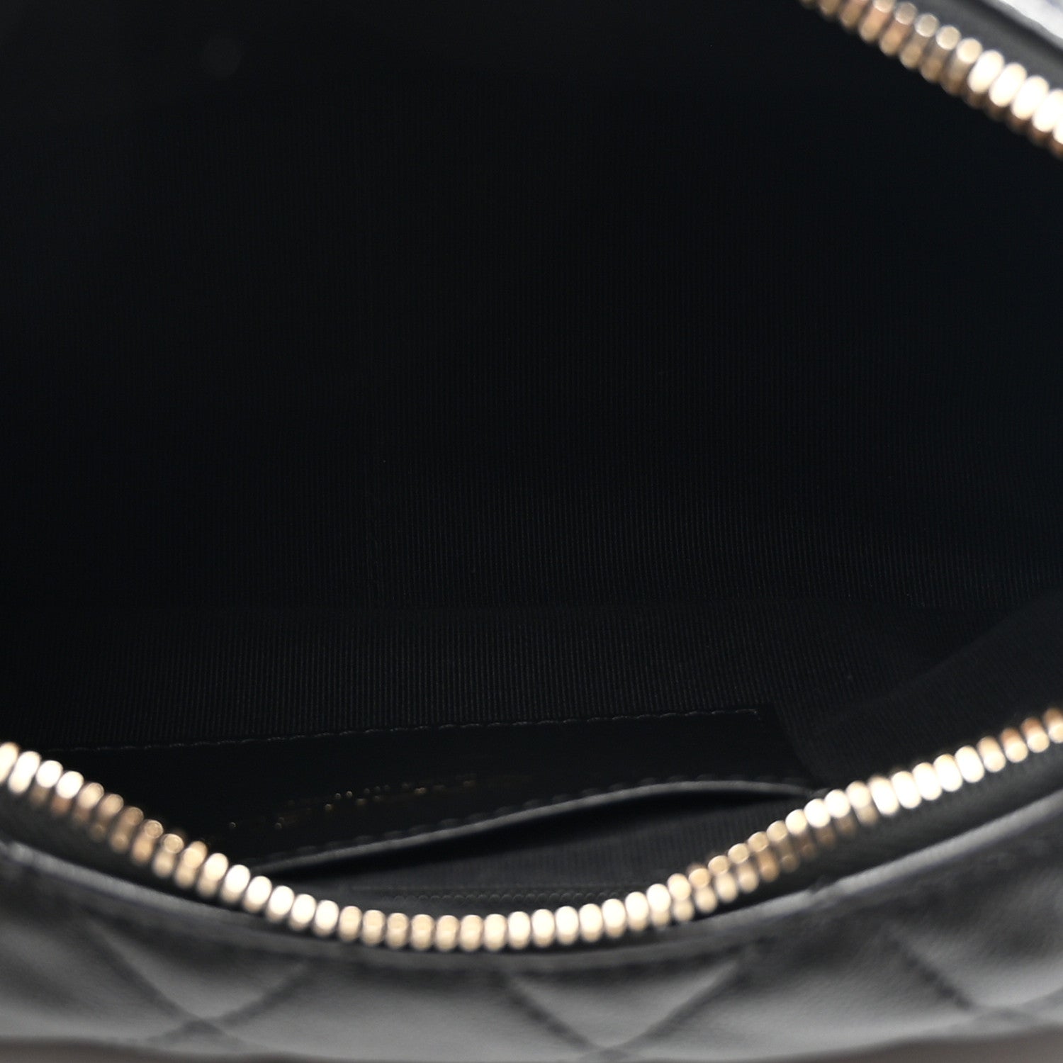 Chanel Shiny Lambskin Quilted Trendy Pockets Hobo Black 5 of 11