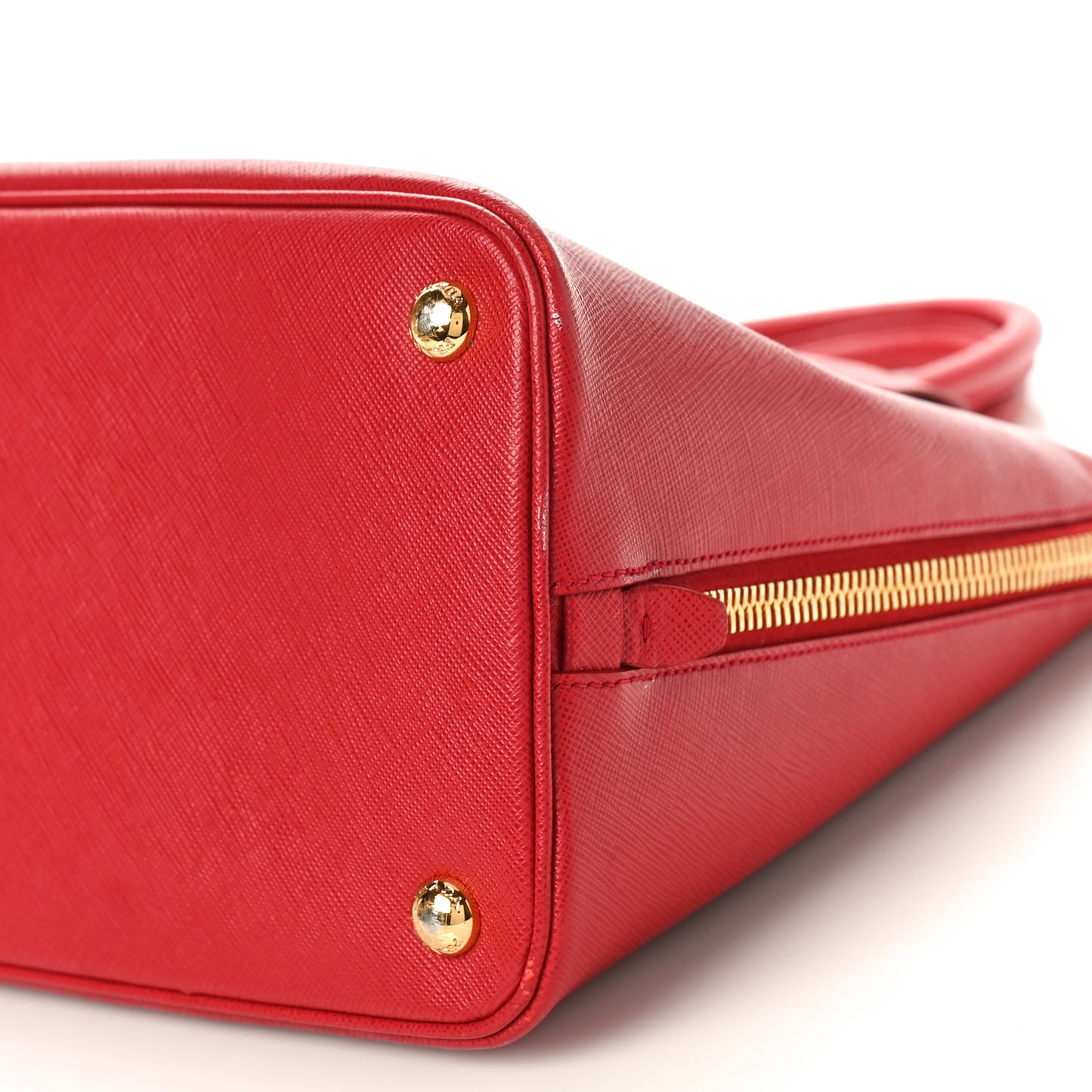 Saffiano Lux Large Promenade Tote Fuoco
