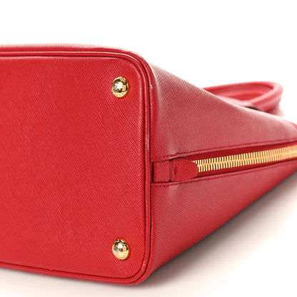 Prada Saffiano Lux Large Promenade Tote Fuoco 9 of 9