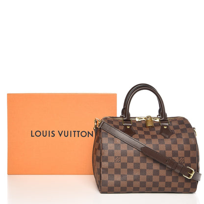Louis Vuitton Damier Ebene Speedy Bandouliere 25 9 of 9