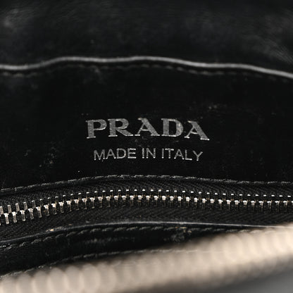 Prada Soft Calfskin Diagramme Camera Bag Black 6 of 10