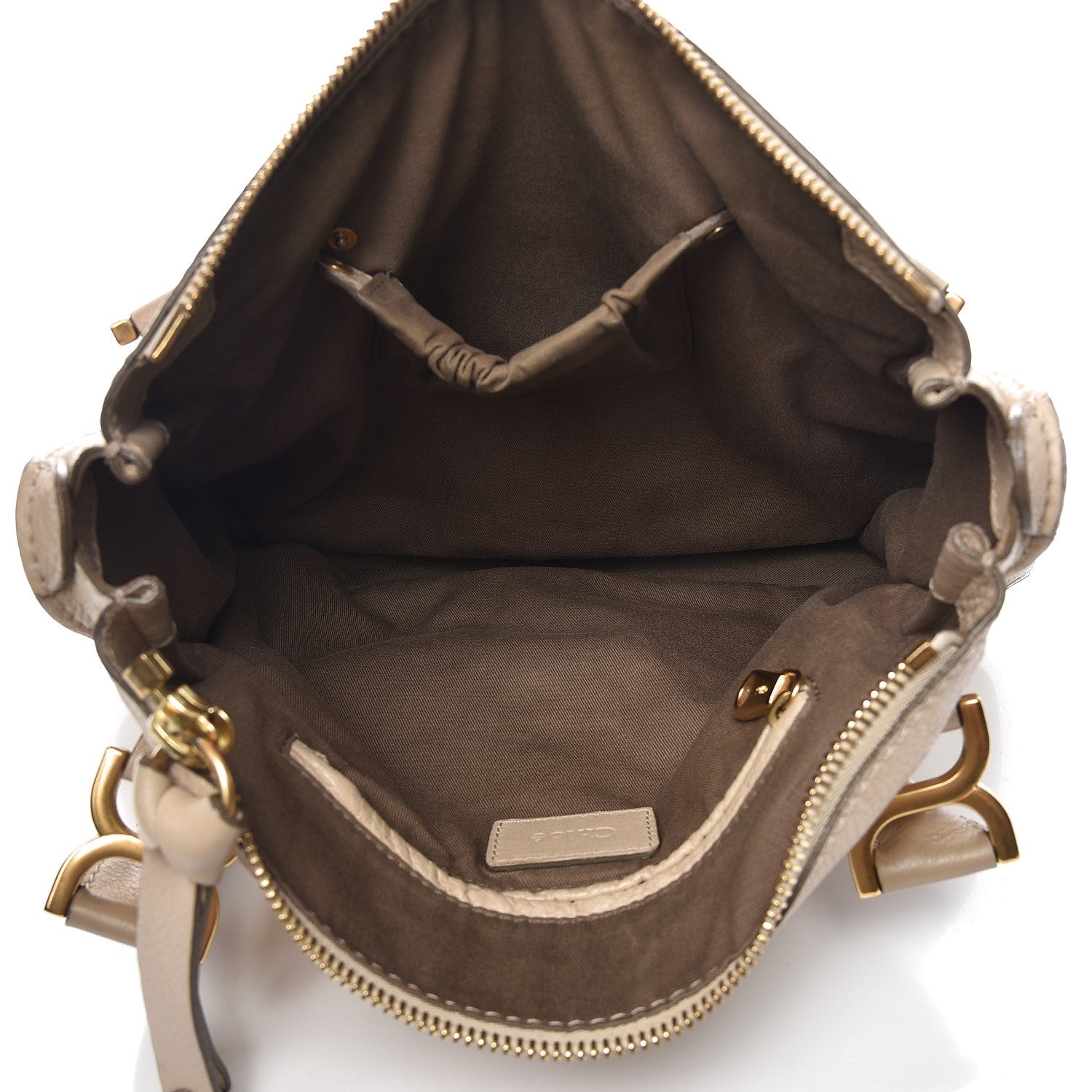 Chloe Calfskin Medium Marcie Satchel Angora Beige 5 of 17