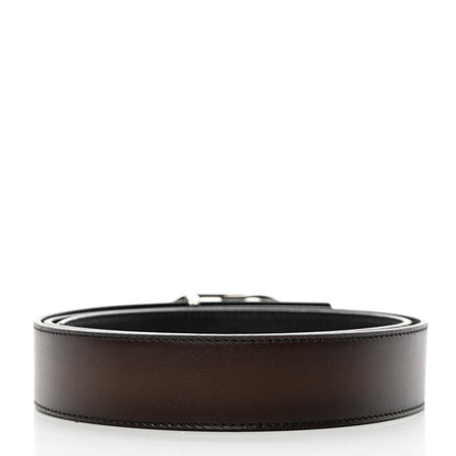 Christian Dior Calfskin CD Belt 100 Brown Black 2 of 5