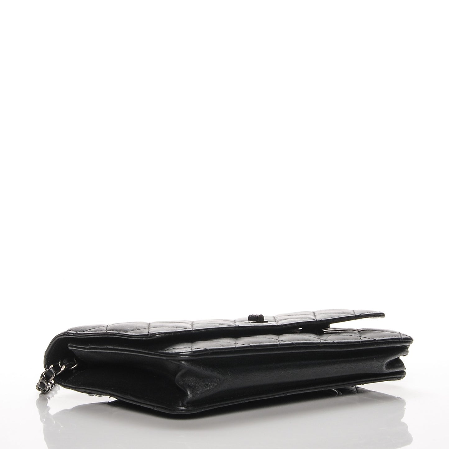 Aged Calfskin Reissue Wallet On Chain WOC Black