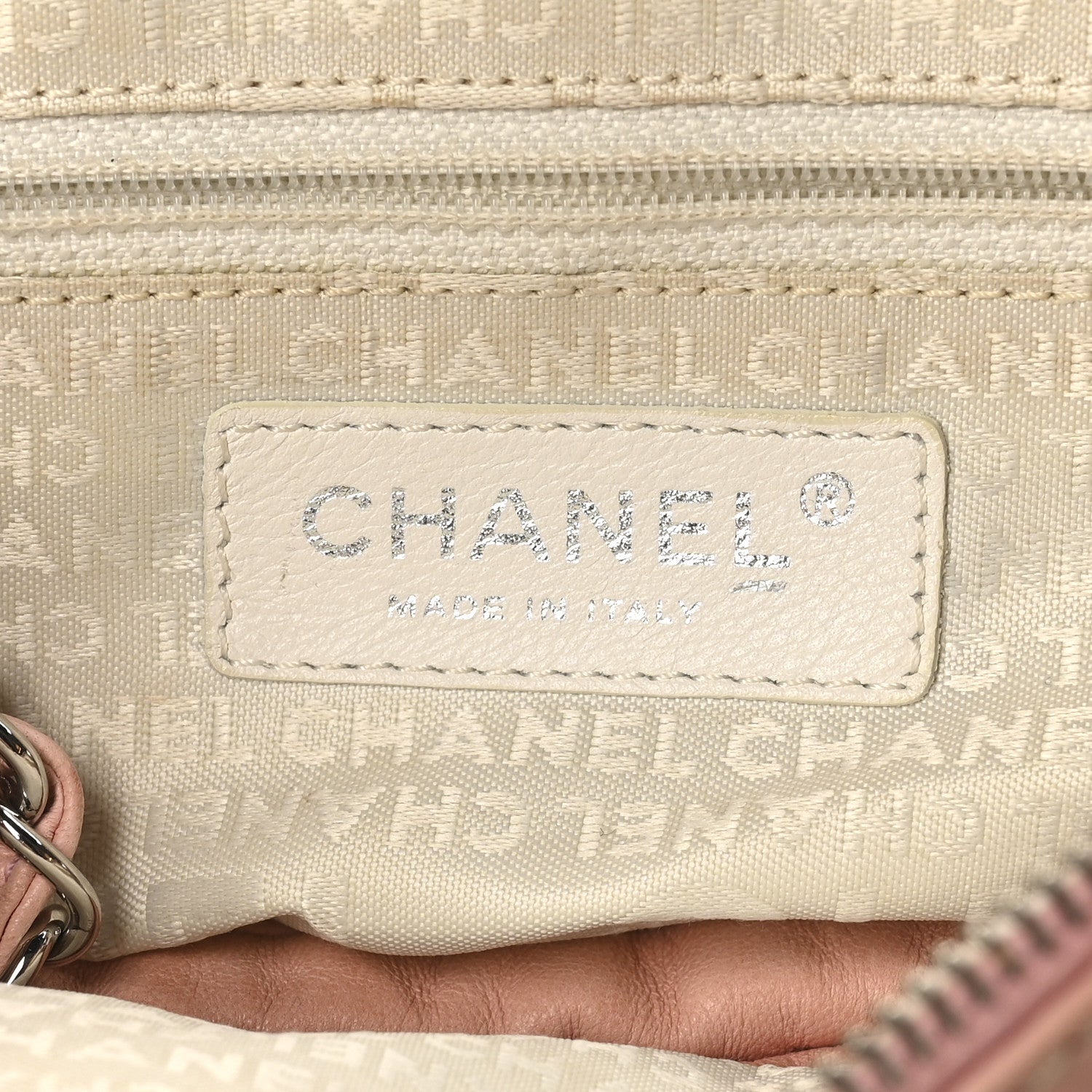 Chanel Canvas Woven Lambskin Lax Accordion Hobo Pink 6 of 12