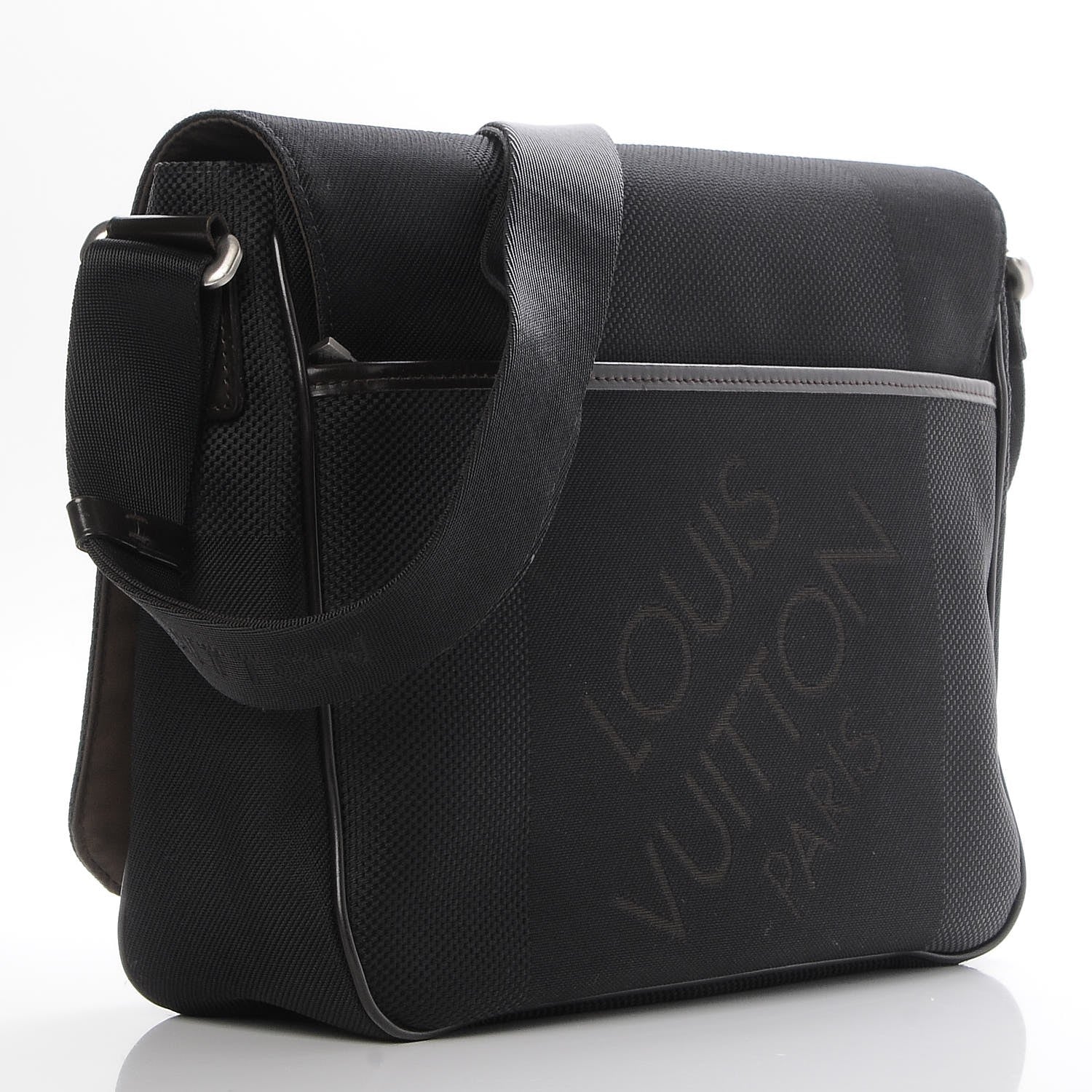 Louis Vuitton Damier Geant Petit Messenger Bag Black 3 of 7