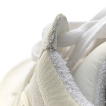 Chanel Nylon Calfskin Suede Fabric CC Sneakers 39.5 White 9 of 10