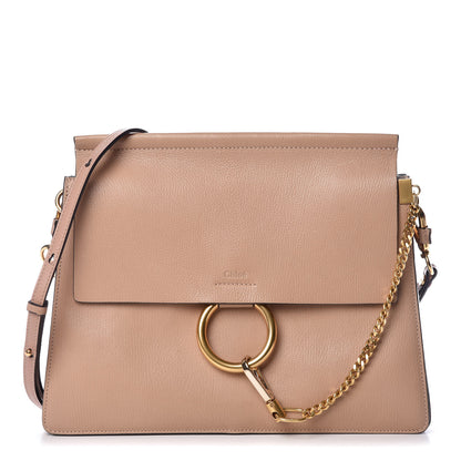 Chloe Goatskin Medium Faye Shoulder Bag Biscotti Beige 1 of 8