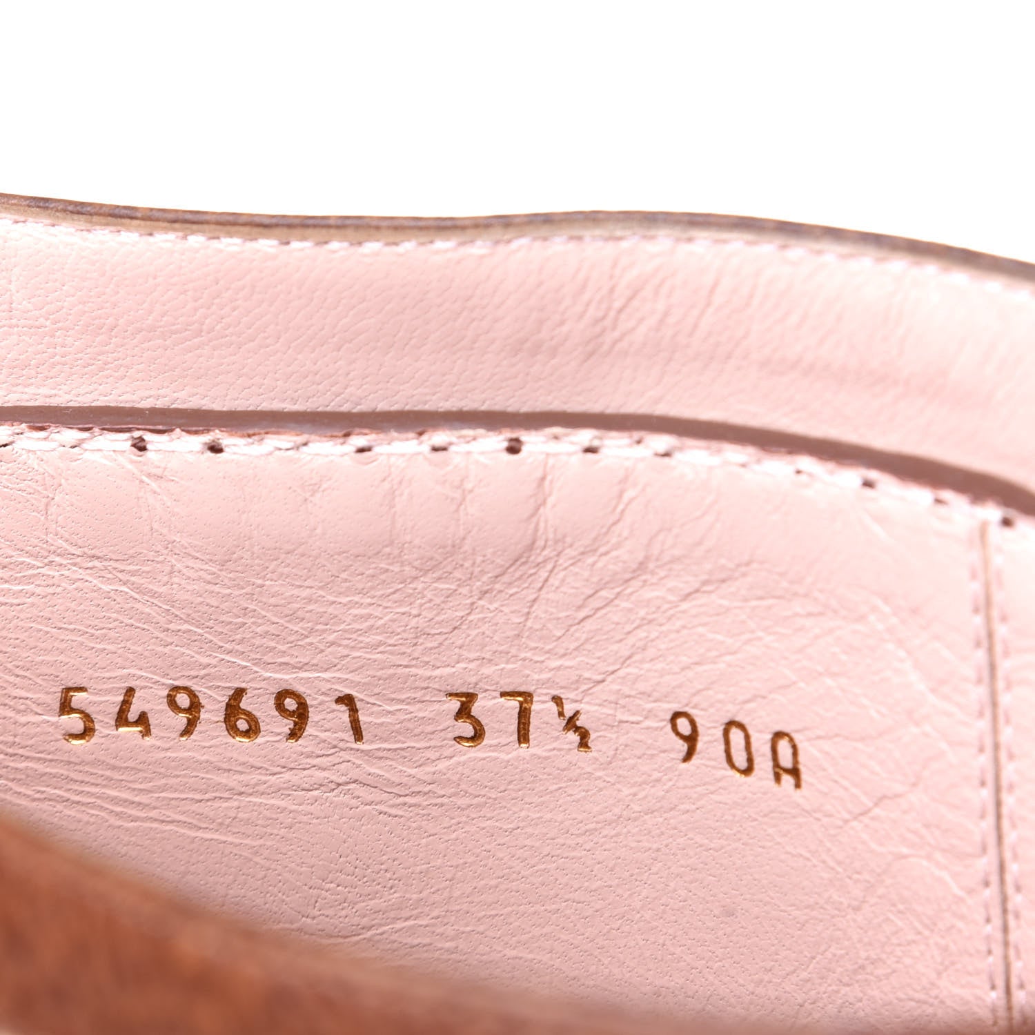 Gucci GG Monogram Calfskin Lola Tall Boots 37.5 Beige Ruggine Cuir 11 of 11