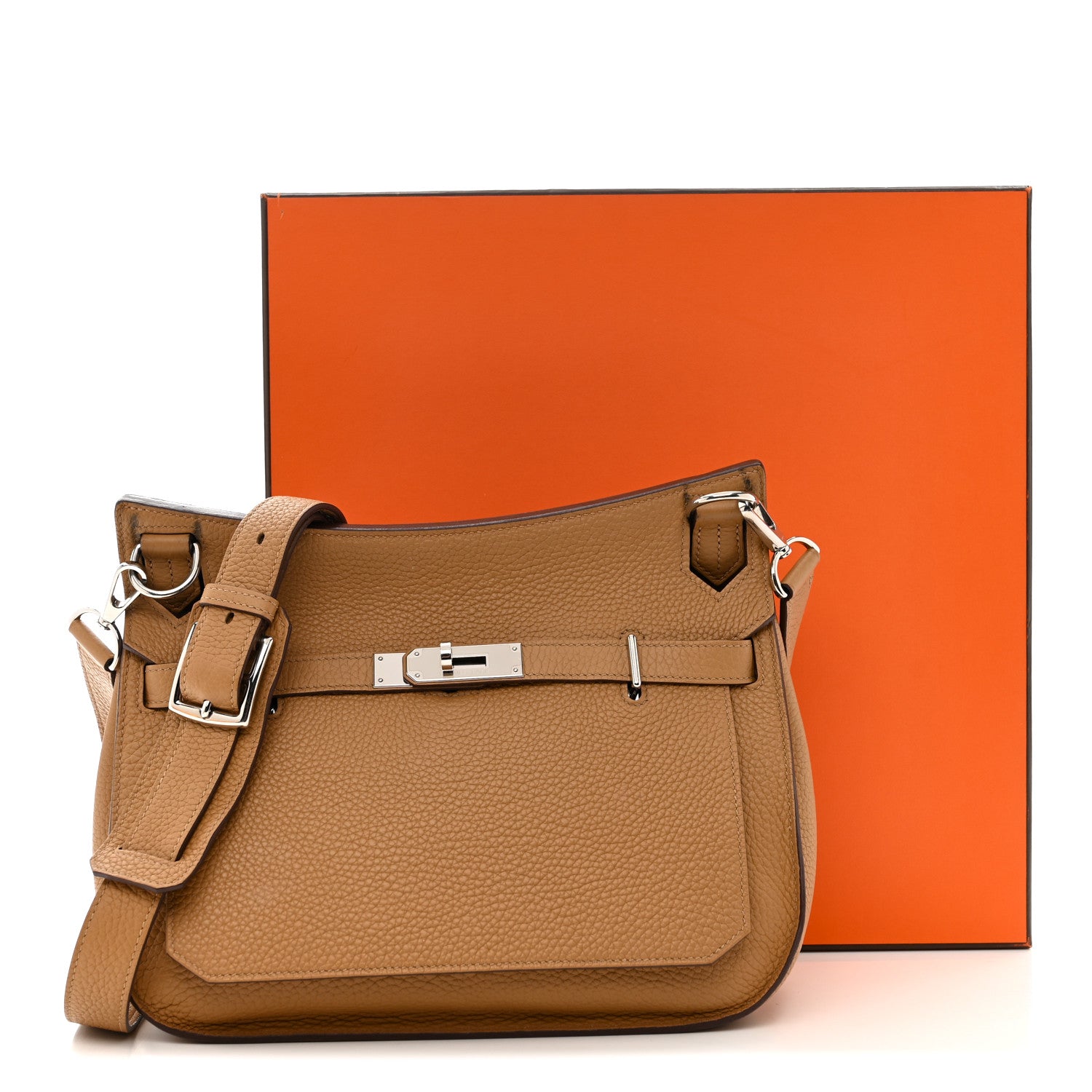 その他 HERMES Hermes Taurillon Clemence Jypsiere 28 Biscuit 1855822 – FASHIONPHILE