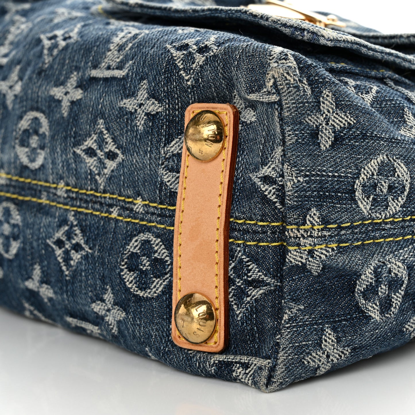 Monogram Denim Baggy PM Blue