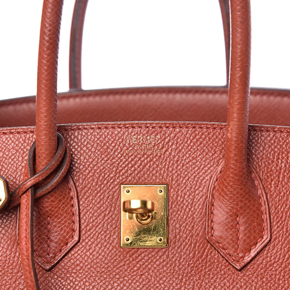 Hermes Epsom Birkin 25 Sienne 6 of 17