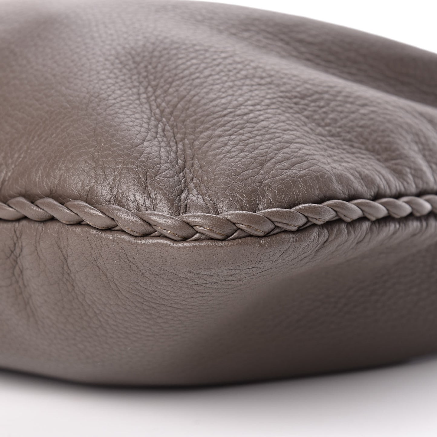 Cervo Deerskin Large Hobo Steel