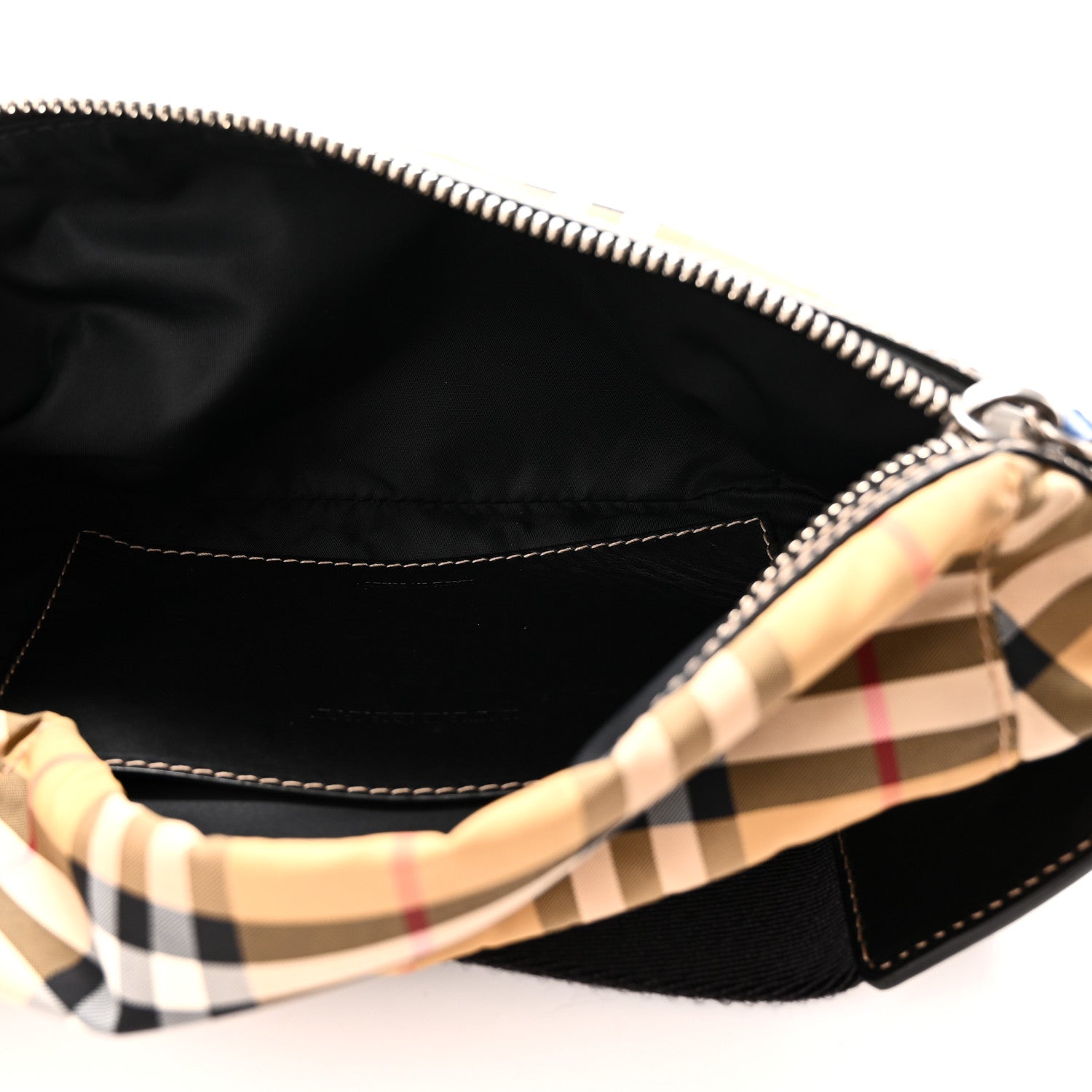 Burberry Nylon Vintage Check Medium Sonny Bum Bag Archive Beige Black 5 of 10