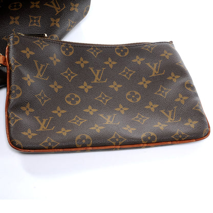 Louis Vuitton Monogram Mahina XL Crocodile Trim Tote 7 of 8