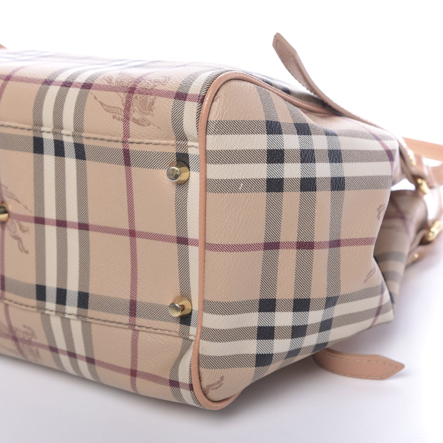 Haymarket Check Small Canterbury Tote Pale Coral Pink