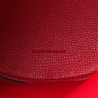 Burberry Haymarket Check Colours Small Lorne Bucket Crossbody Poppy Red 6 of 11