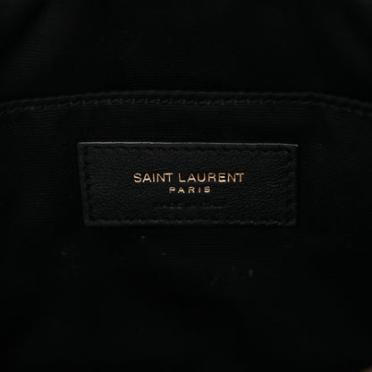 Saint Laurent Calfskin Matelasse Monogram Lou Camera Bag Dark Latte 6 of 12