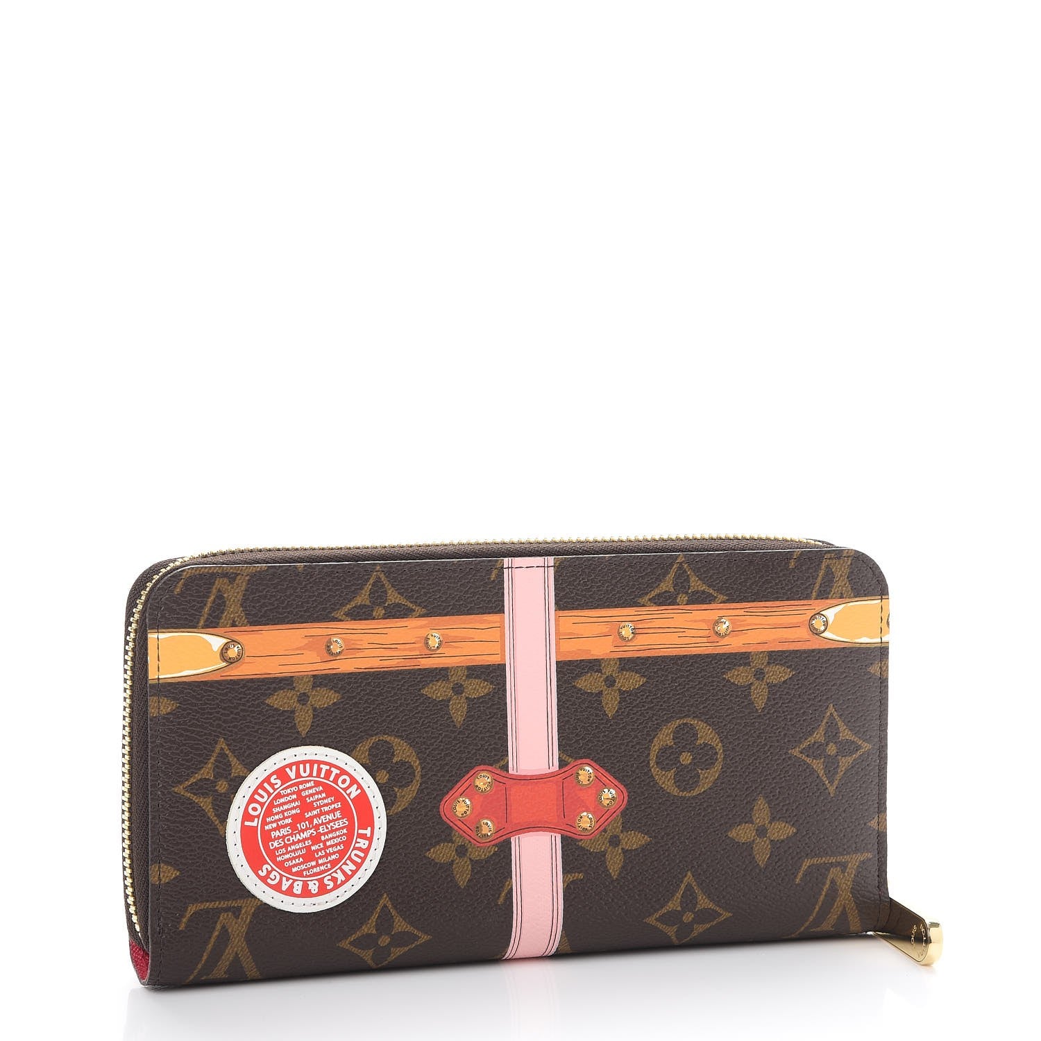 Louis Vuitton Monogram Summer Trunks Zippy Wallet 3 of 8