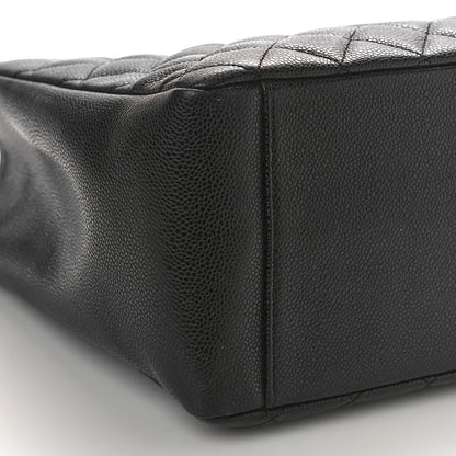 Chanel Caviar Quilted Grand Shopping Tote GST Black 9 of 10